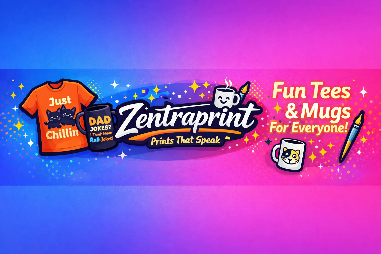 Banner for zentraprint